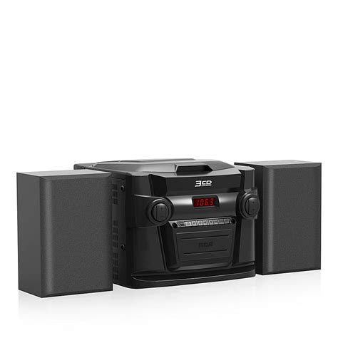 Rca 10w 3 Cd Compact Shelf Audio System Wamfm Radio