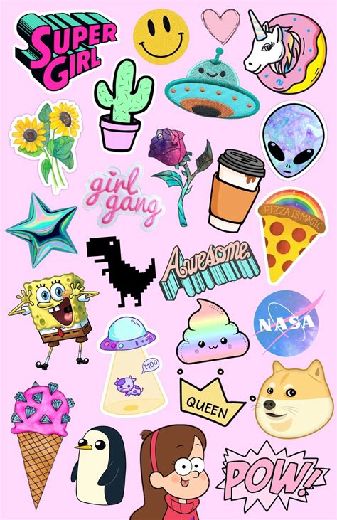 Tumblr Stickers Phone Stickers Printable Stickers Cute Stickers