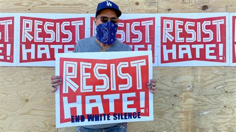 Resist Hate Posters Spring Up Around Los Angeles