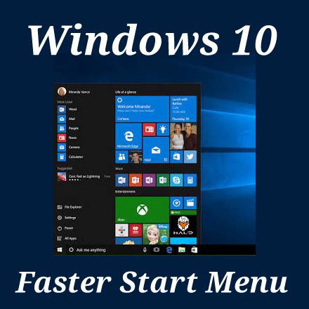 Desktop, start menu & taskbar are the crucial aspects of windows 10 customization, especially when it comes to productivity. WINDOWS 10 FASTER START MENU