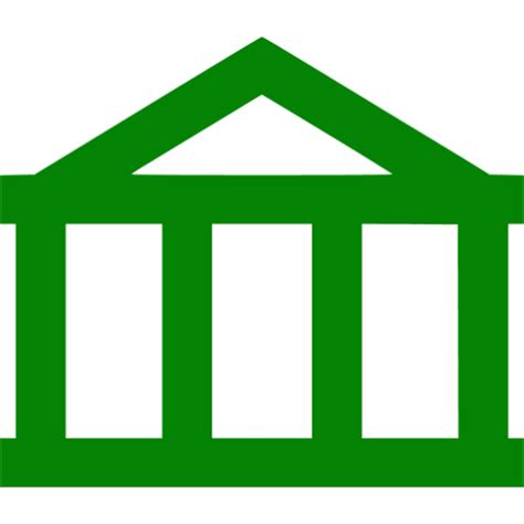 Green Bank Icon Free Green Bank Icons