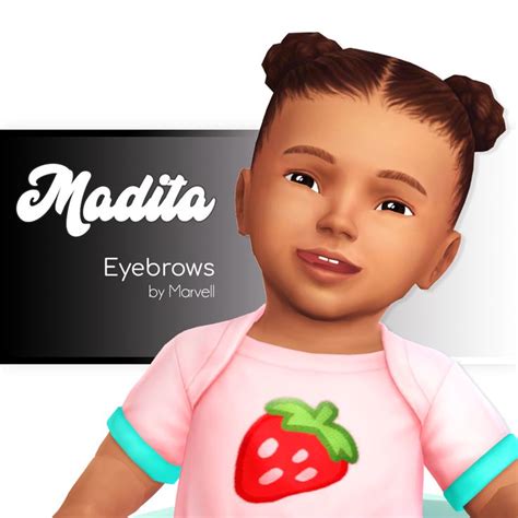 Madita Eyebrow Collection Maxis Match Cc World On Patreon Sims 4