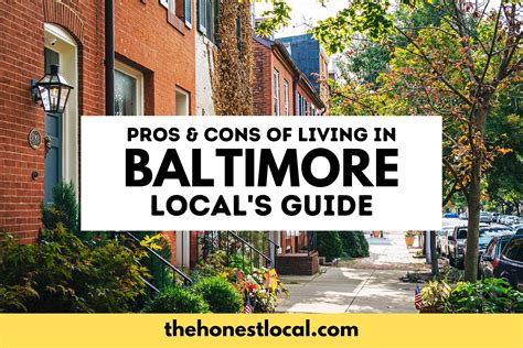 15 Honest Pros And Cons Of Living In Baltimore Locals Guide