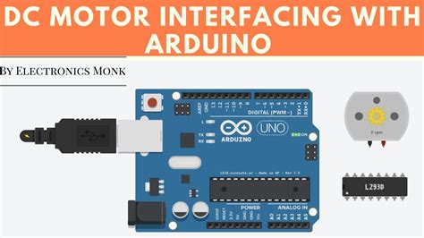 Dc Motor Interfacing With Arduino Uno Youtube