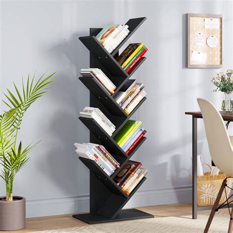 Buy Yitahome Tree Bookshelf Floor Standing Book Shelf Rustic