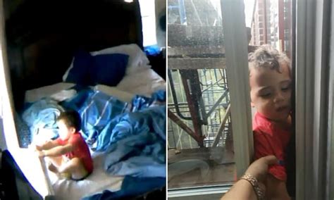 Heart Stopping Moment Three Year Old Autistic Boy Pulls Out Air Con