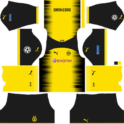 Dream league soccer ( dls ) está ganando fama con el paso de los años. Dream League Soccer Kits Dortmund Kit & Logo 512x512 URL ...