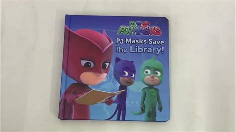 9780655202899 Pj Masks Storyboard Save The Library Book Youtube