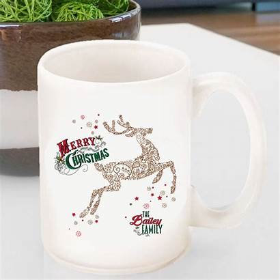 Coffee Personalized Mug Holiday Reindeer Mugs Tumblers