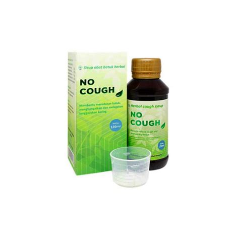 No Cough Obat Batuk Herbal 120 Ml Kegunaan Efek Samping Dosis Dan