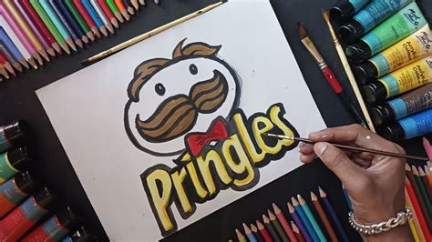 How To Draw Pringles Logo 2023 Youtube