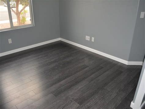 Grey Wood Floors In 2020 Wood Floor Design House Flooring Bedroom
