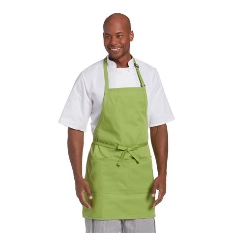 2-Pocket Bib Apron (CW1648) | Chefwear