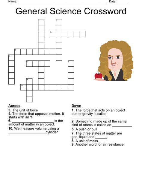 Science Crossword Puzzles With Answers For Class 5 Maybe You Would