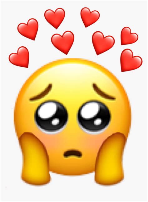 Blushing Heart Emoji