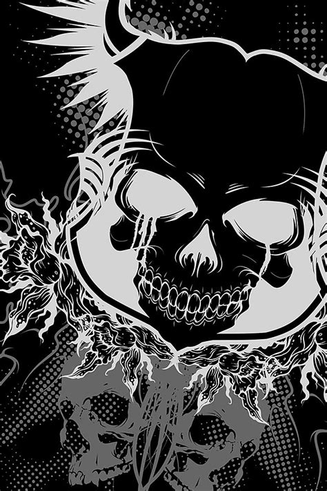 Discover this awesome collection of skull iphone wallpapers. 28 Skull iPhone Wallpaper To Darken Up Your Phone Screen ...