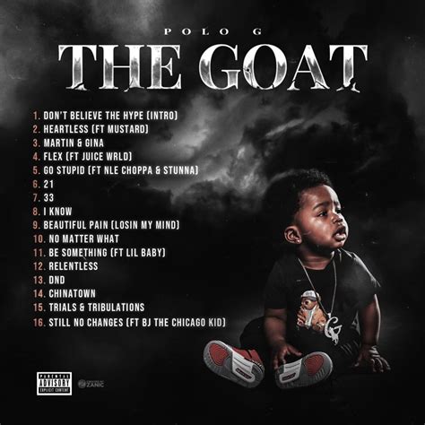 Enter polo g, one of the fastest rising stars in midwest rap, who conceived his biggest track to date, finer things, while incarcerated in 2018. Polo G Releases New Album 'The Goat' - Stay Home Mom