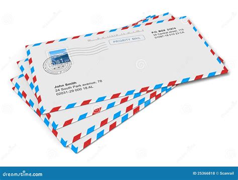 Paper Mail Letters Stock Illustration Image Of Messaging 25366818