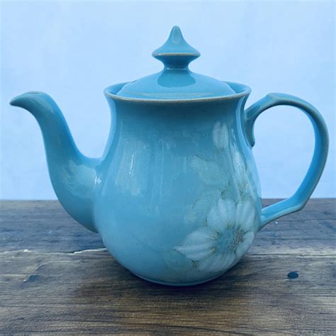 Denby Blue Dawn Teapot Mrpottery