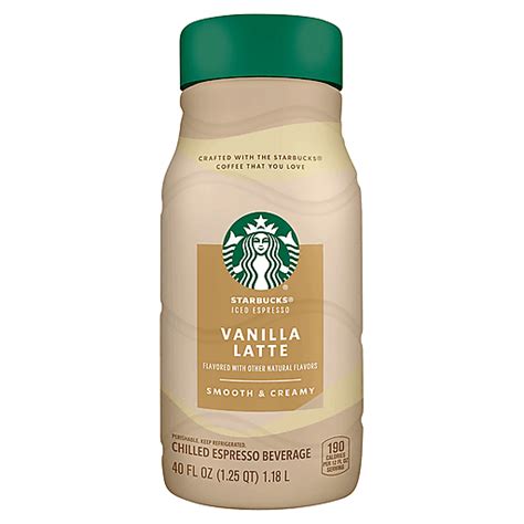 Starbucks Vanilla Latte 40 Fl Oz Juice And Drinks Foodtown