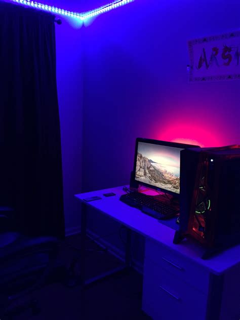 I Also Have An Led Strip That Goes Around My Room Adding Some Flair