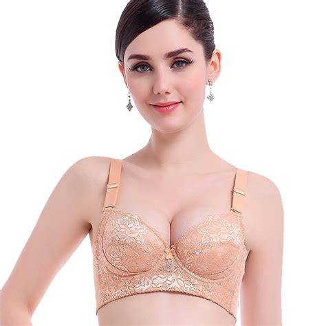 Sexy Women Bra Large Chest Cup Healthy Women Thin Push Up Bra Extra