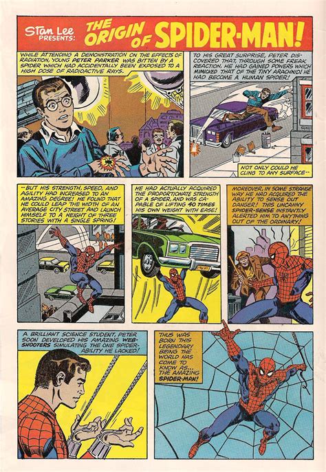 Stan Lee Presents The Origin Of Spider Man
