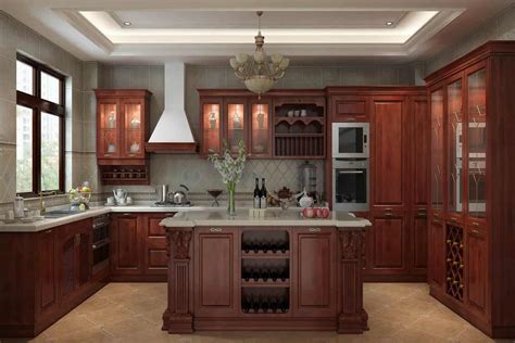 China Solid Wood Kitchen Cabinets Wholesale Kitchen Cabinets