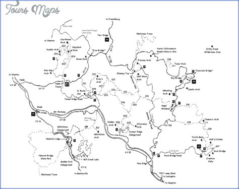 Red River Gorge Trail Map Pdf Atlanta Georgia Map