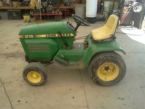 John Deere 216 For Sale Garden Tractor Forums