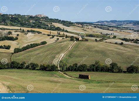 Tuscan Landscape Of The Sienese Hills Stock Image Image Of Green