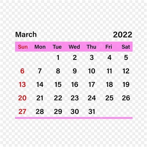 Gambar Kalender Maret 2022 Kalender 2022 Maret Kalender Maret Png