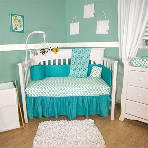 This ortonville ocean sea dolphin baby nursery 5 piece crib bedding set is a beautiful new crib set with all the bundle you will need. Aqua Sea Waves 5 Piece Baby Crib Bedding Set with Bumper ...