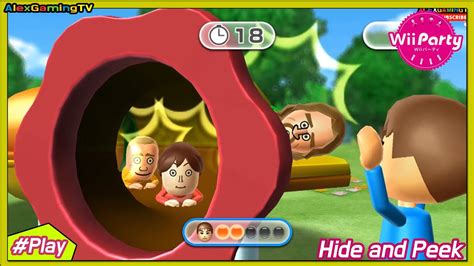Wii Party Mini Game Hide And Peek Gameplay Continuous Play Lets