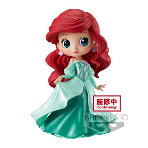 Banpresto景品 Q Posket 小美人魚 艾莉兒公主禮服裝 綠色金蔥色玩具王國 Toyking鋼彈鋼彈模型玩具