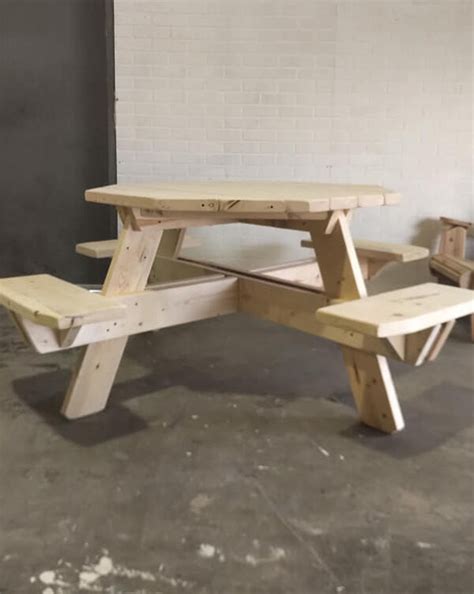 Octagon Picnic Table Forest Trek Woodwork