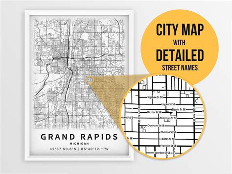 Grand Rapids Michigan Map - vrogue.co