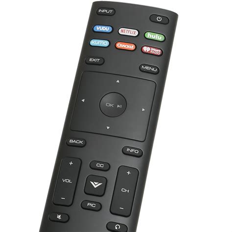 New For Vizio Smart Tv Remote Xrt136 Control W Vudu Hulu Iheart Netflix