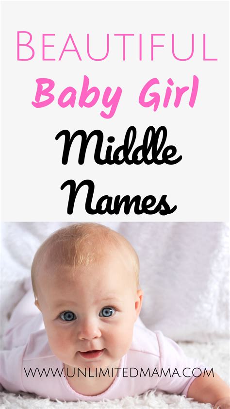 Middle Names For Girls Middle Names For Girls Baby Girl Middle Names
