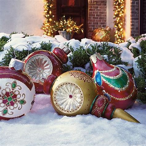 Large Outdoor Christmas Ornaments