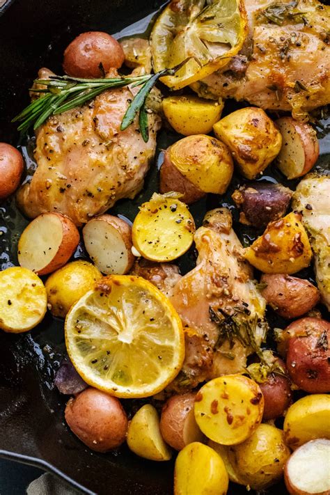 Roasted Lemon Rosemary Chicken With Potatoes A Simple Palate