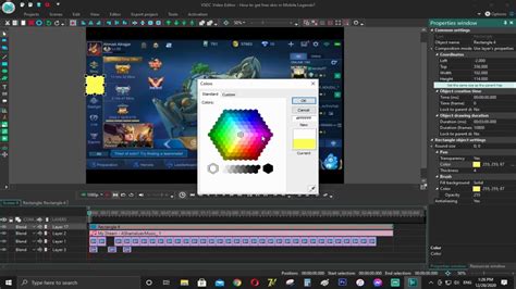 How To Make Highlight Box Rectangle In Vsdc Video Editor Youtube