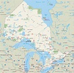 Ontario highway map - Ontheworldmap.com