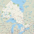 Ontario highway map