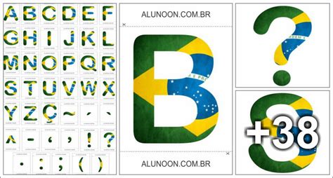Alfabeto Do Brasil Com Pontuações E Acentuações Educação Infantil