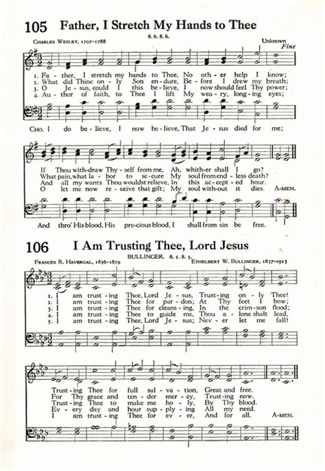 The Abingdon Song Book Father I Stretch My Hands To Thee Hymnary Org