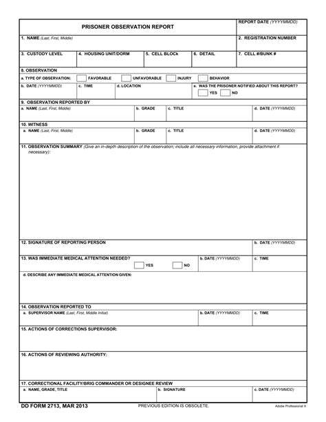 Dd Form 2713 Fill Out Sign Online And Download Fillable Pdf