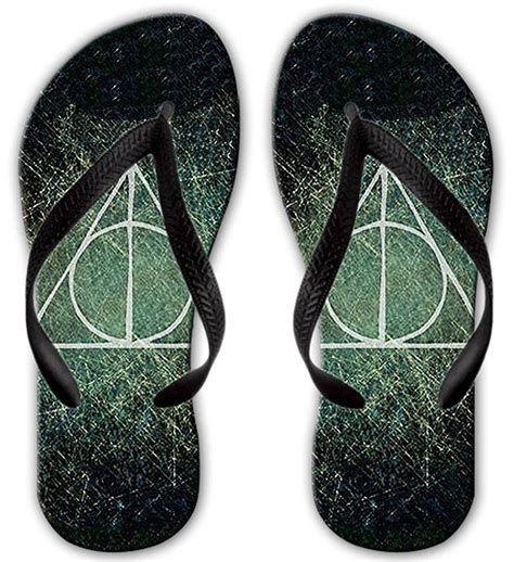 Unique Unisex Printed Harry Potter Always Beach Flip Flops Sandals For Men Women And Teens