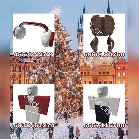 Bloxburg Christmas Aesthetic Outfit Codes