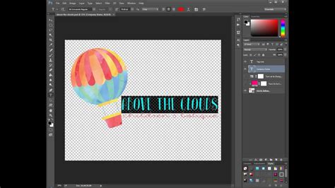 Editing A Pre Made Logo In Photoshop Youtube